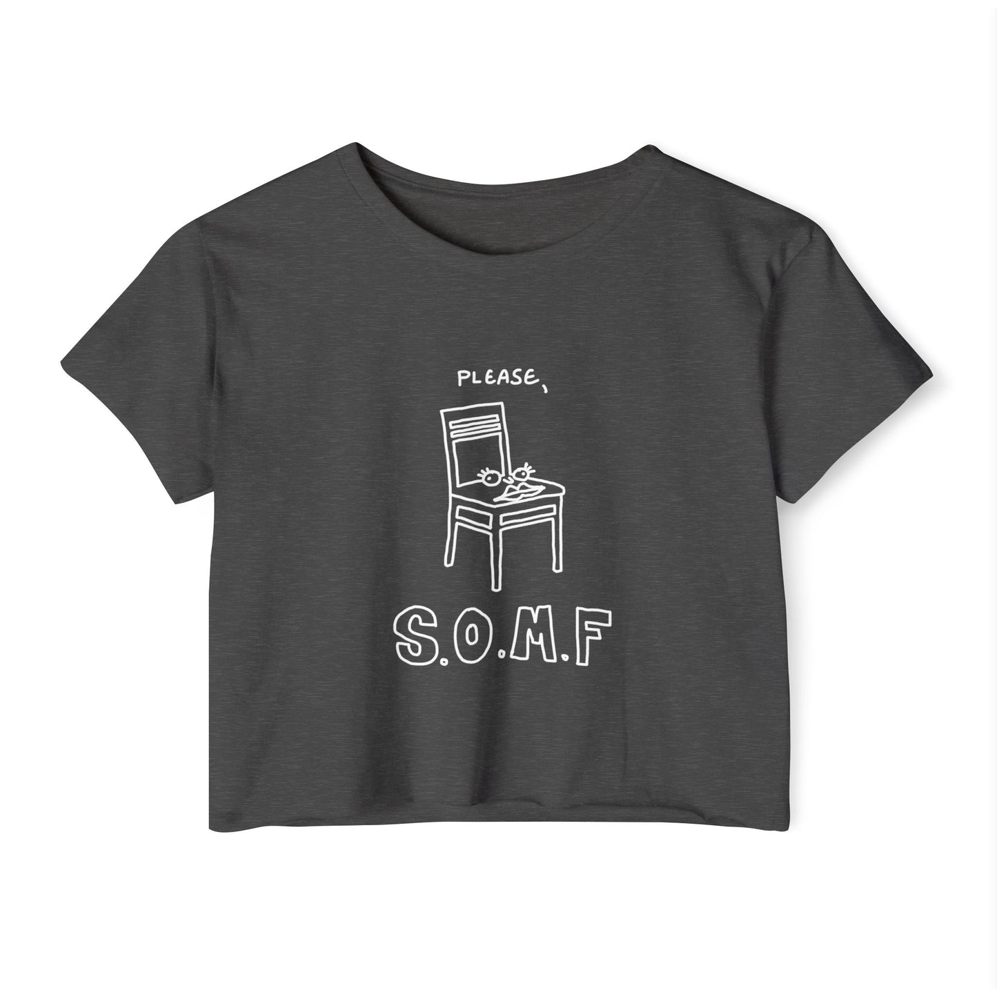 "S.O.M.F." Women's Crop Top