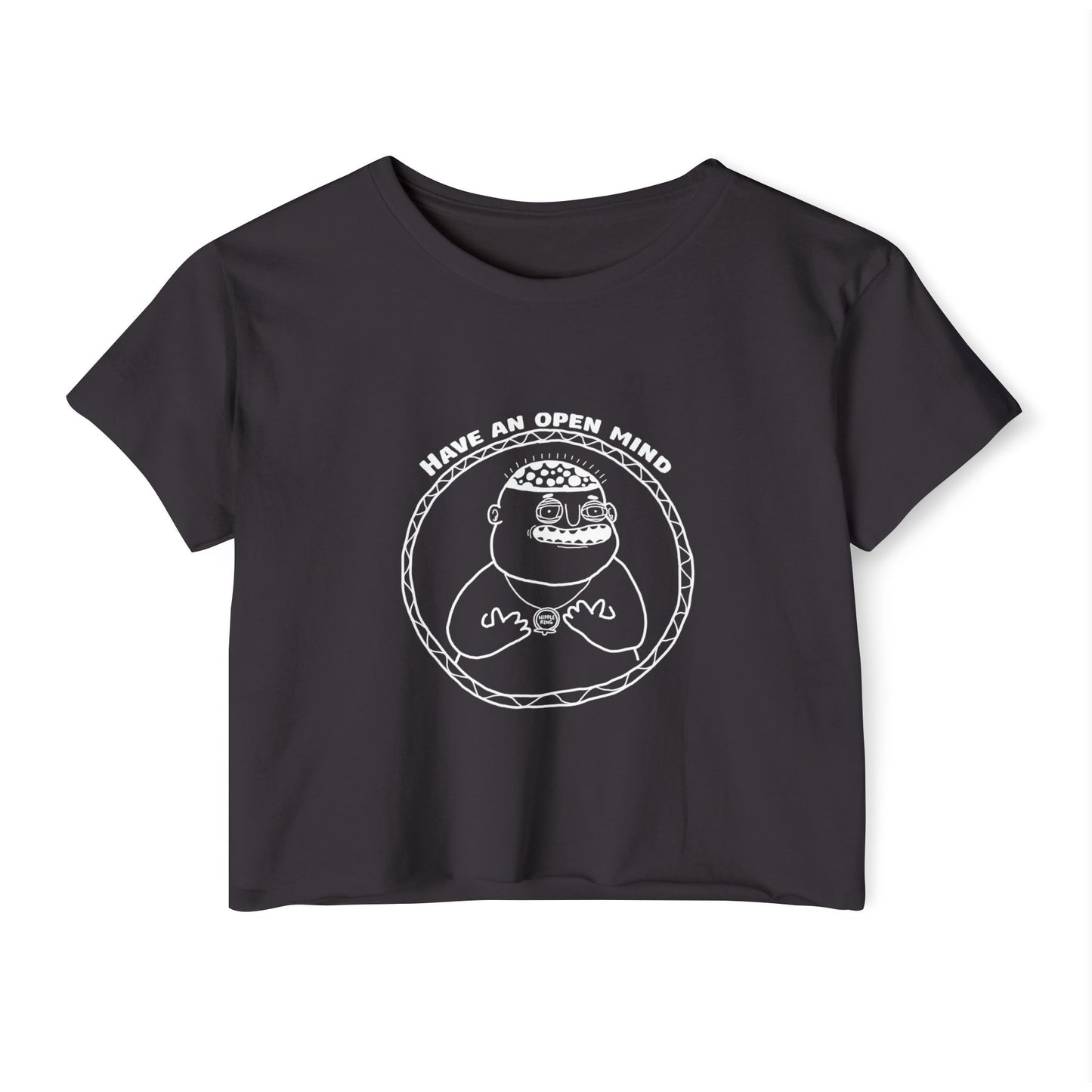 "Have An Open Mind" Women's Crop Top