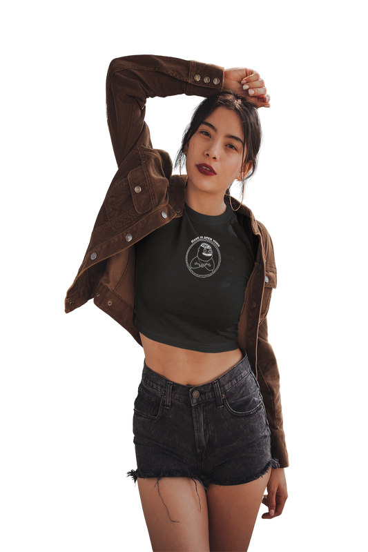 "Have An Open Mind" Women's Crop Top